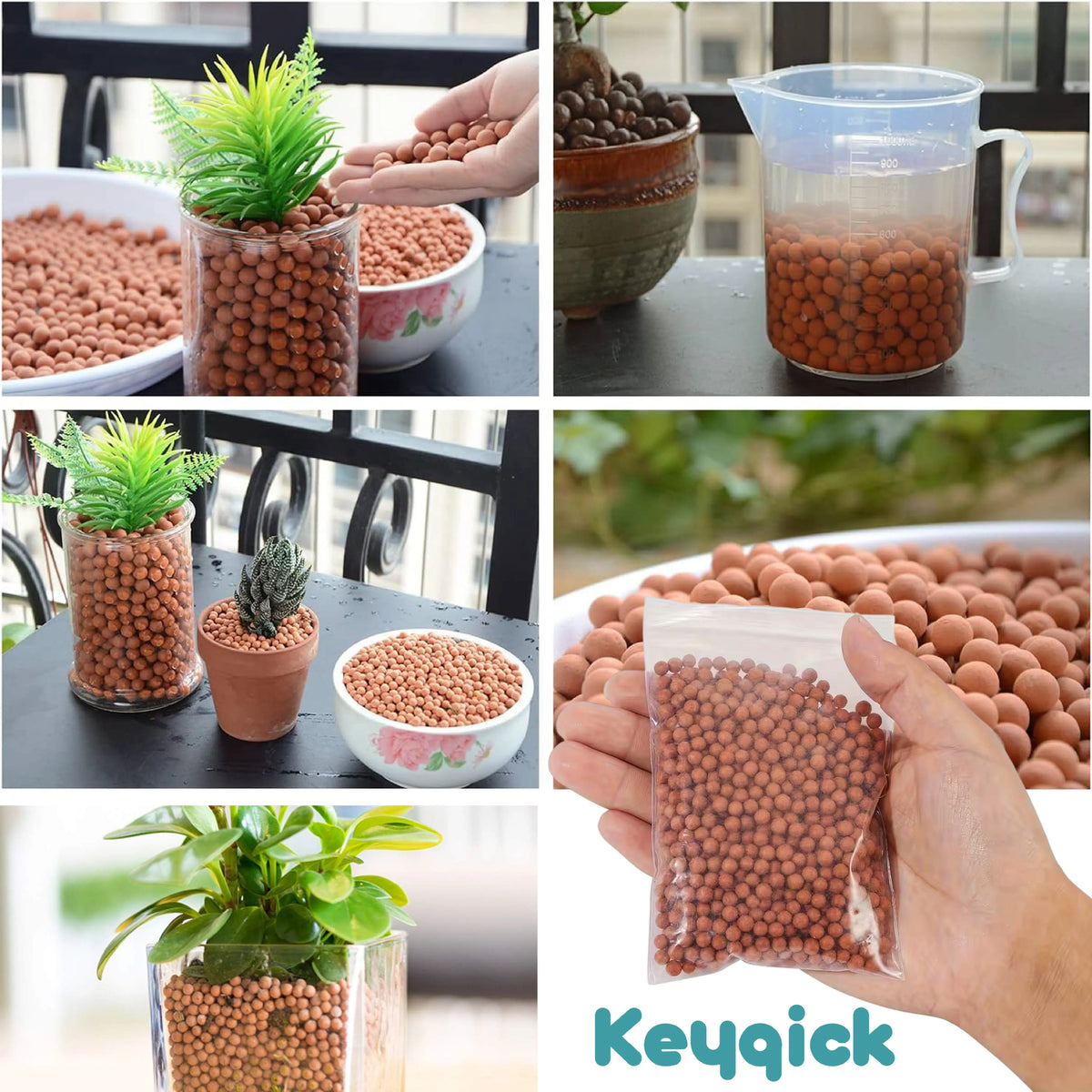 Natural Expanded Clay Pebbles for Aquariums, Gardens, and Potted Plants