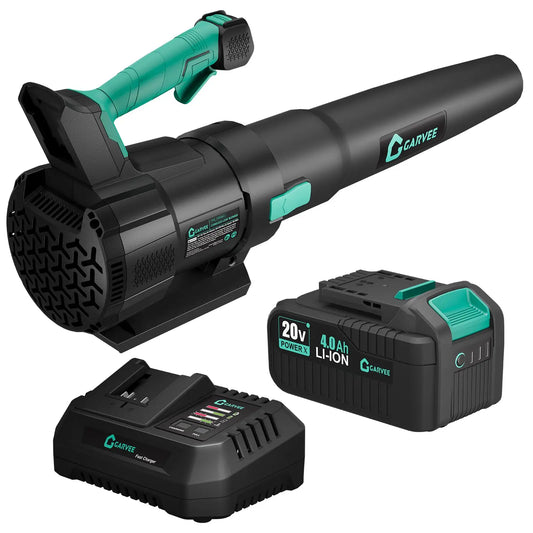 HiMISS Cordless Leaf Blower Kit With Batteries And Fast Charger
