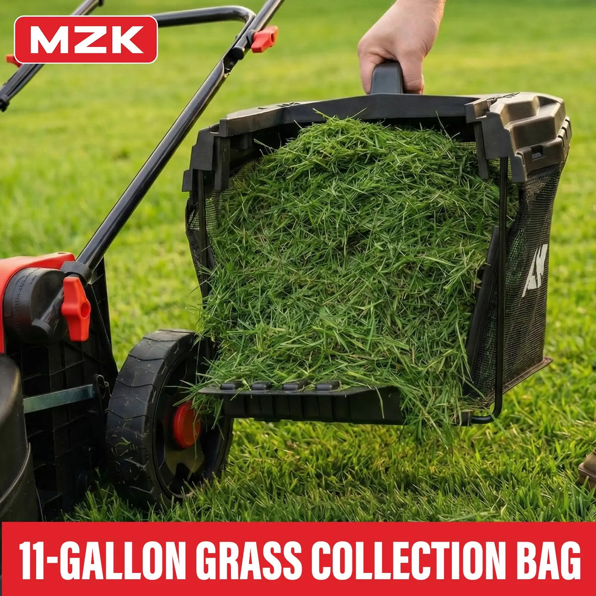MZK 40V Brushless Cordless Lawn Mower With Mulching And Charger