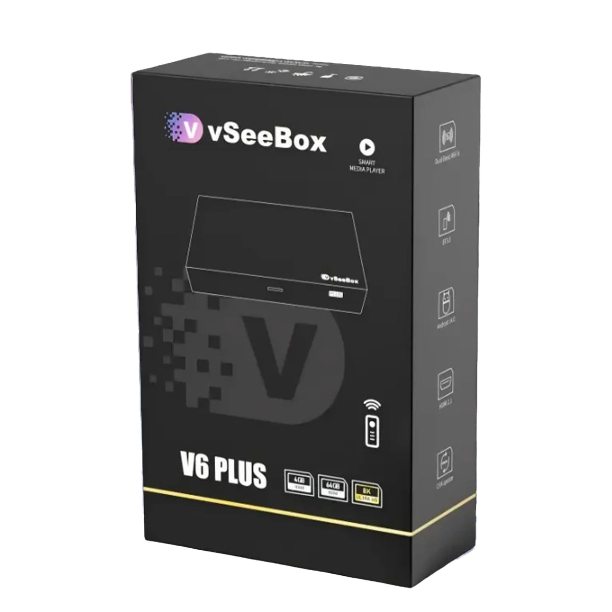 vSeeBox V6 Plus Android TV Set Top Box 4GB RAM 64GB ROM