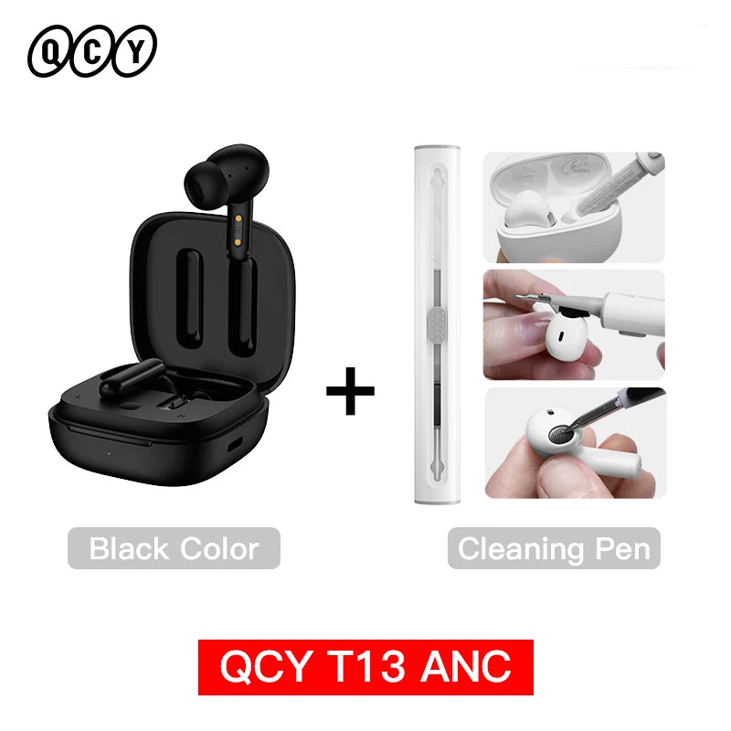 Qcy T13 Bluetooth 5.3 Wireless Earphones With Active Noise Cancellation