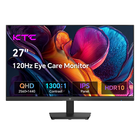 KTC QHD IPS Monitor Featuring 120Hz Refresh Rate Technology