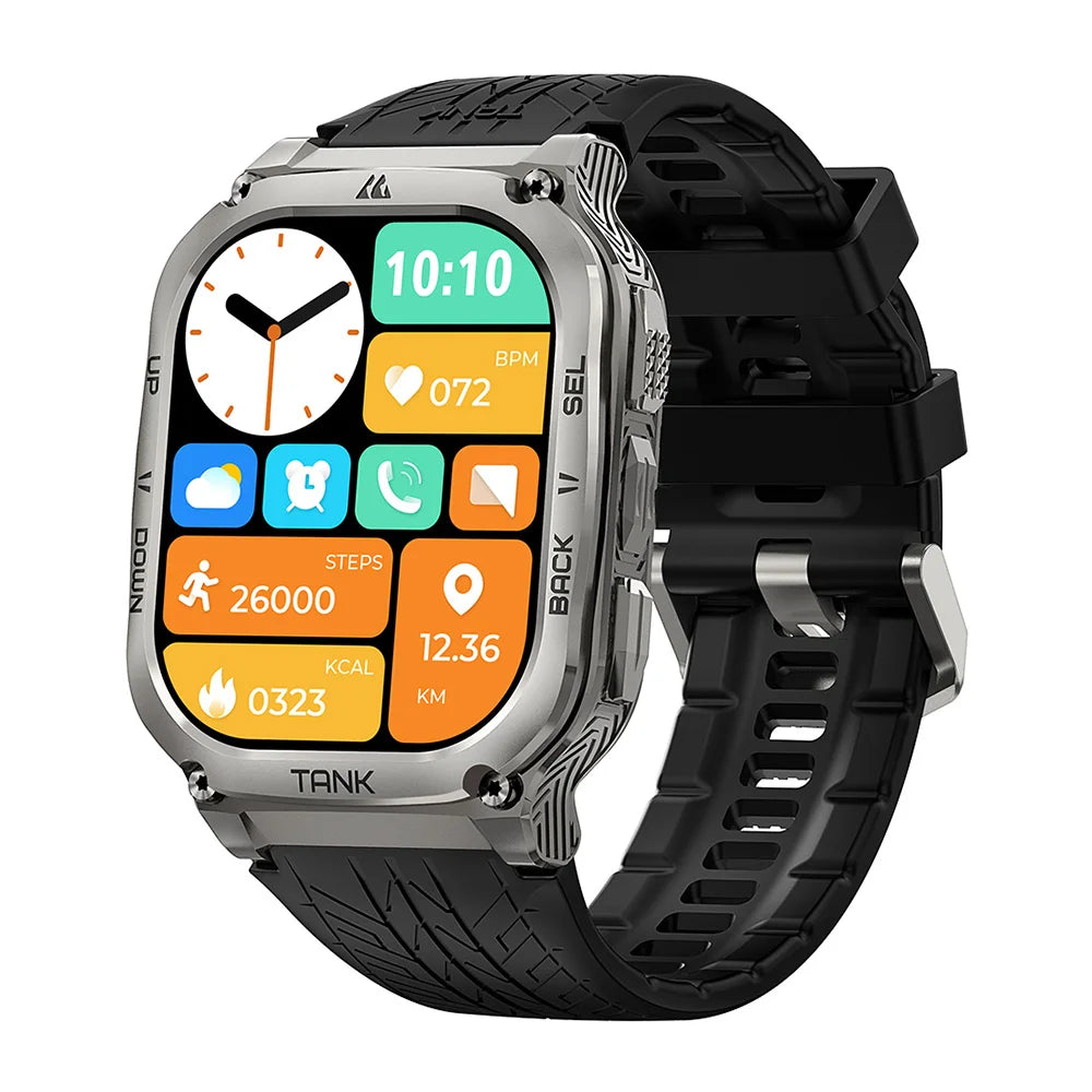Kospet Tank M3 Smartwatch With Amoled Display And Bluetooth Fitness Tracking