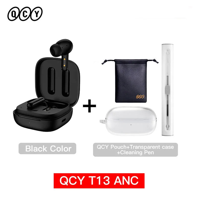 Qcy T13 Bluetooth 5.3 Wireless Earphones With Active Noise Cancellation